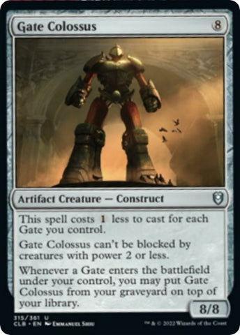 Gate Colossus (Commander Legends: Battle for Baldur's Gate) Near Mint Foil