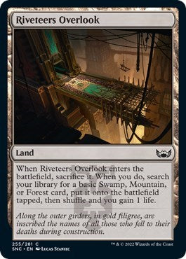 Riveteers Overlook (Streets of New Capenna) Near Mint Foil