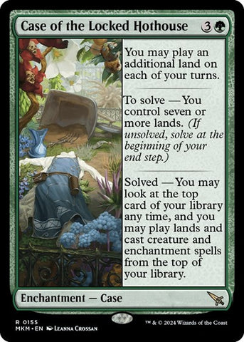 Case of the Locked Hothouse (Murders at Karlov Manor) Near Mint Foil