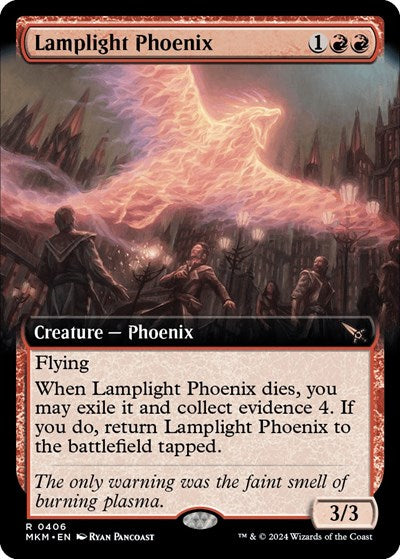 Lamplight Phoenix (Extended Art) (Murders at Karlov Manor) Near Mint Foil