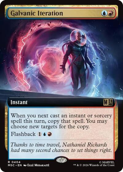 Galvanic Iteration (Extended Art) (Commander: Marvel Super Heroes) Near Mint