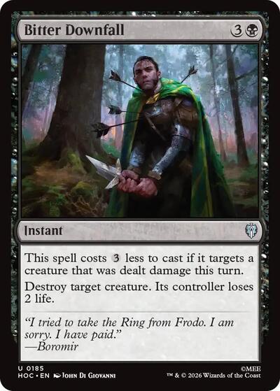 Bitter Downfall (The Hobbit: Eternal-Legal) Near Mint