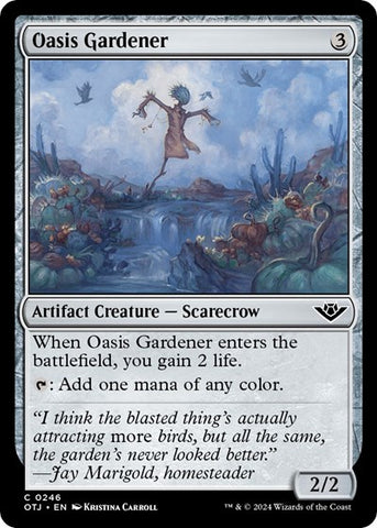 Oasis Gardener (Outlaws of Thunder Junction) Near Mint Foil