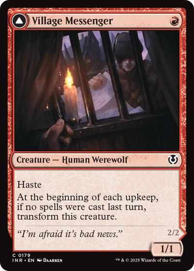 Village Messenger (Innistrad Remastered) Light Play Foil