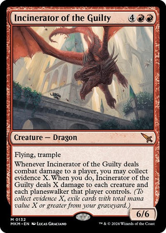 Incinerator of the Guilty (Murders at Karlov Manor) Near Mint Foil
