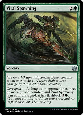 Viral Spawning (Phyrexia: All Will Be One) Near Mint Foil