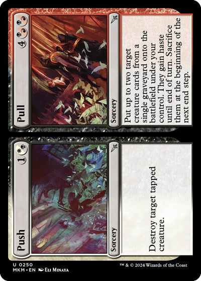 Push / Pull (Murders at Karlov Manor) Near Mint Foil