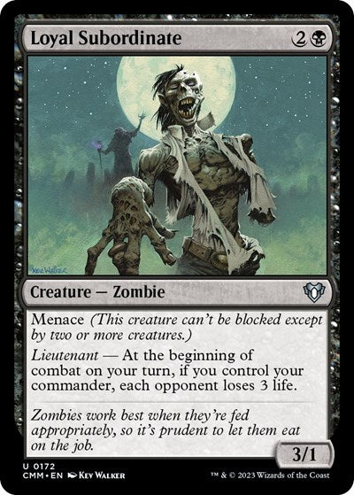 Loyal Subordinate (Commander Masters) Light Play Foil