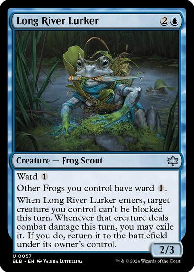 Long River Lurker (Bloomburrow) Near Mint