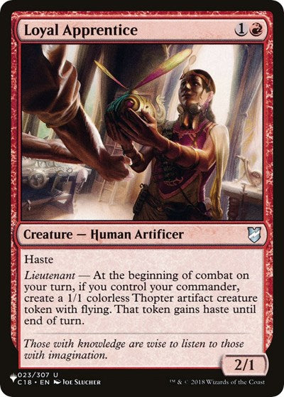 Loyal Apprentice (The List) Near Mint