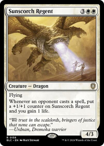 Sunscorch Regent (Commander: Bloomburrow) Near Mint