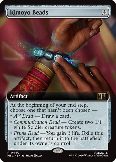 Kimoyo Beads (Extended Art) (Commander: Marvel Super Heroes) Near Mint