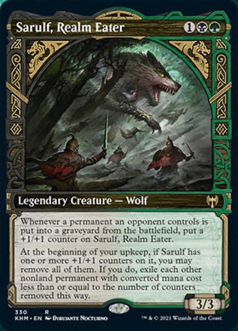 Sarulf, Realm Eater (Showcase) (Kaldheim) Near Mint