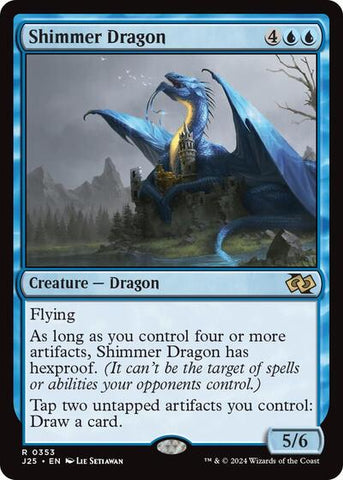 Shimmer Dragon (Foundations Jumpstart) Near Mint