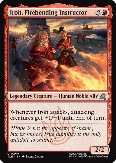 Iroh, Firebending Instructor (Avatar: The Last Airbender: Eternal-Legal) Near Mint Foil