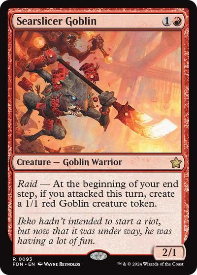 Searslicer Goblin (Foundations) Near Mint