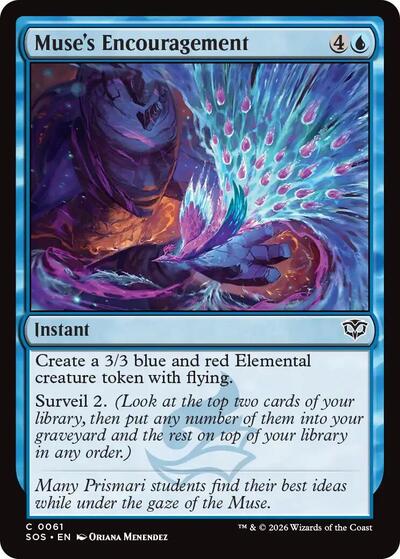 Muse's Encouragement (Secrets of Strixhaven) Near Mint Foil
