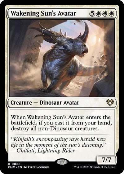Wakening Sun's Avatar (Commander Masters) Near Mint