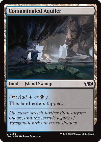 Contaminated Aquifer (Commander: Tarkir: Dragonstorm) Near Mint