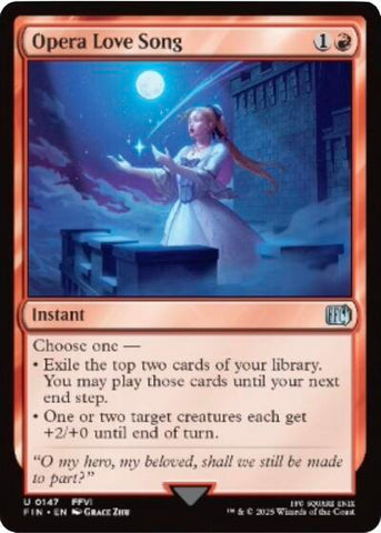 Opera Love Song (Universes Beyond: FINAL FANTASY) Near Mint Foil