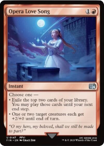 Opera Love Song (Universes Beyond: FINAL FANTASY) Near Mint