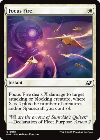 Focus Fire (Edge of Eternities) Near Mint Foil