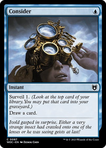 Consider (Commander: Wilds of Eldraine) Near Mint