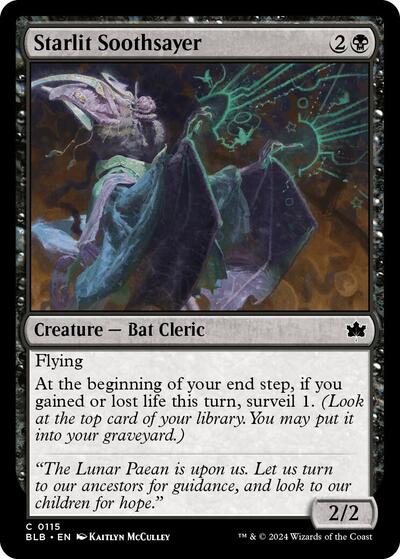 Starlit Soothsayer (Bloomburrow) Near Mint Foil