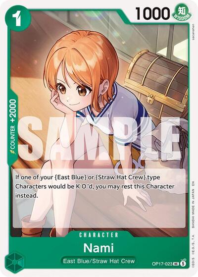 Nami (023) (The World's Strongest Warriors) Near Mint