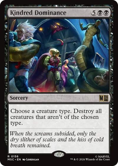 Kindred Dominance (Surge Foil) (Commander: Marvel Super Heroes) Near Mint Foil