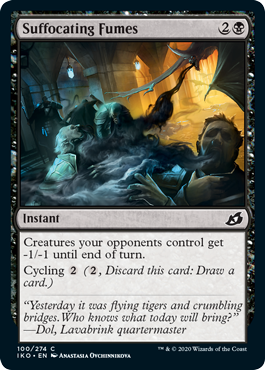 Suffocating Fumes (Ikoria: Lair of Behemoths) Light Play Foil