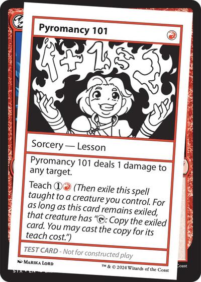 Pyromancy 101 (Mystery Booster 2 Playtest Cards) Near Mint