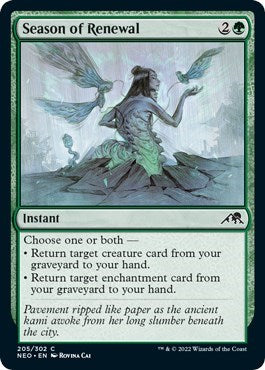 Season of Renewal (Kamigawa: Neon Dynasty) Near Mint Foil