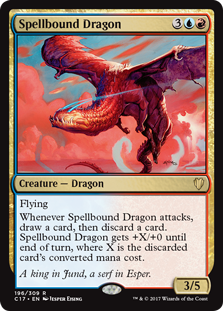 Spellbound Dragon (Commander 2017) Light Play