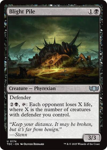 Blight Pile (Commander: Tarkir: Dragonstorm) Near Mint