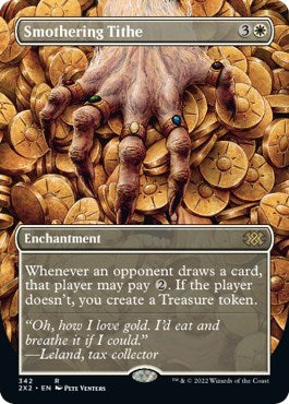 Smothering Tithe (Borderless) (Double Masters 2022) Light Play
