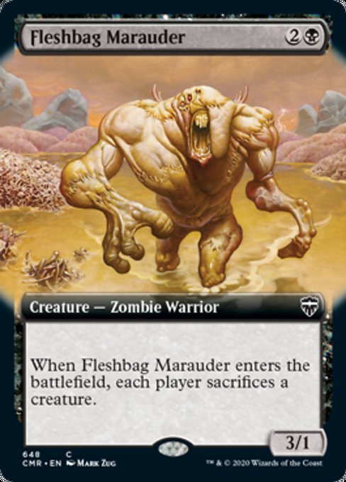 Fleshbag Marauder (Extended Art) (Commander Legends) Near Mint Foil
