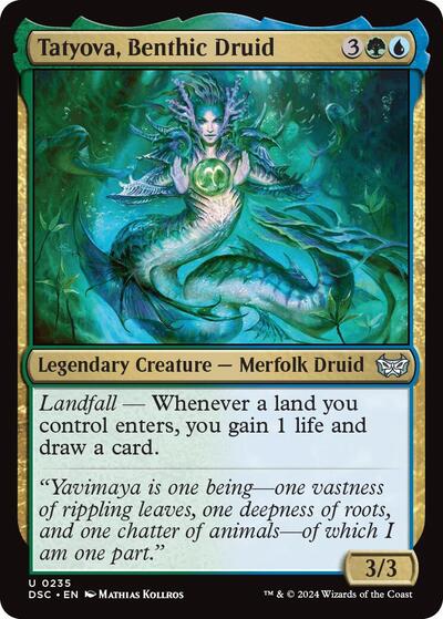 Tatyova, Benthic Druid (Commander: Duskmourn: House of Horror) Near Mint