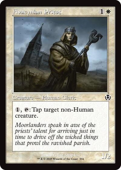 Avacynian Priest (Retro Frame) (Innistrad Remastered) Near Mint Foil