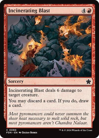 Incinerating Blast (Foundations) Near Mint