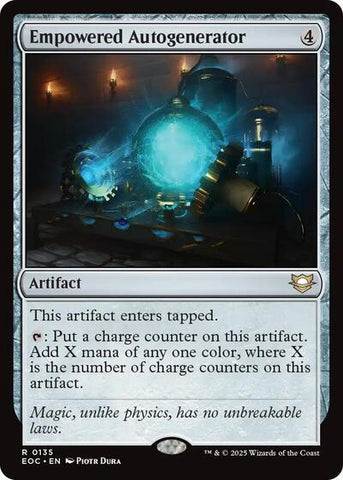 Empowered Autogenerator (Commander: Edge of Eternities) Near Mint