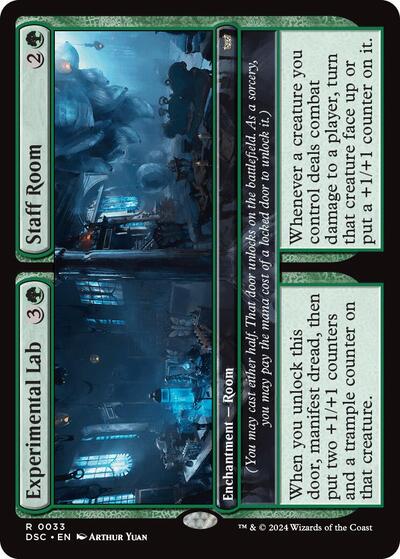 Experimental Lab / Staff Room (Commander: Duskmourn: House of Horror) Near Mint