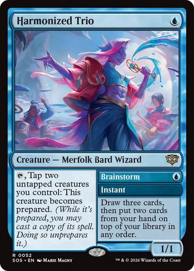 Harmonized Trio (Secrets of Strixhaven) Light Play Foil