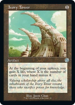 Ivory Tower (The Brothers' War: Retro Frame Artifacts) Near Mint Foil