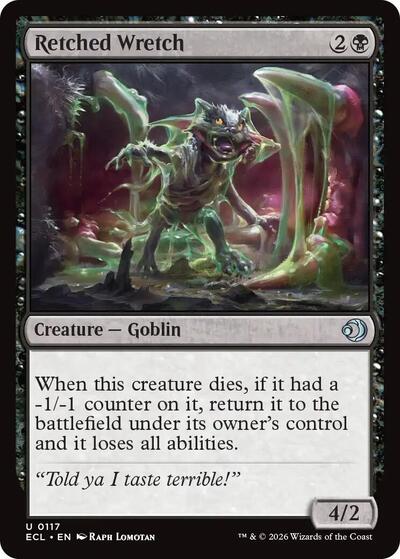 Retched Wretch (Lorwyn Eclipsed) Near Mint Foil