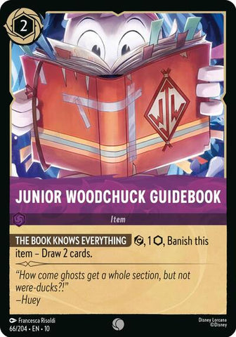 Junior Woodchuck Guidebook (Whispers in the Well) Near Mint Cold Foil