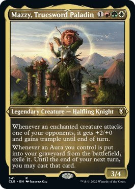 Mazzy, Truesword Paladin (Etched Foil) (Commander Legends: Battle for Baldur's Gate) Near Mint Foil