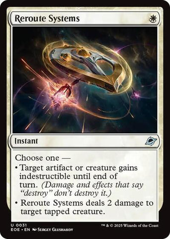 Reroute Systems (Edge of Eternities) Near Mint Foil