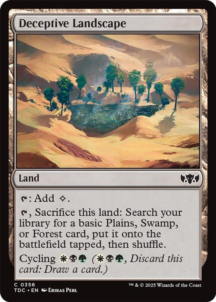 Deceptive Landscape