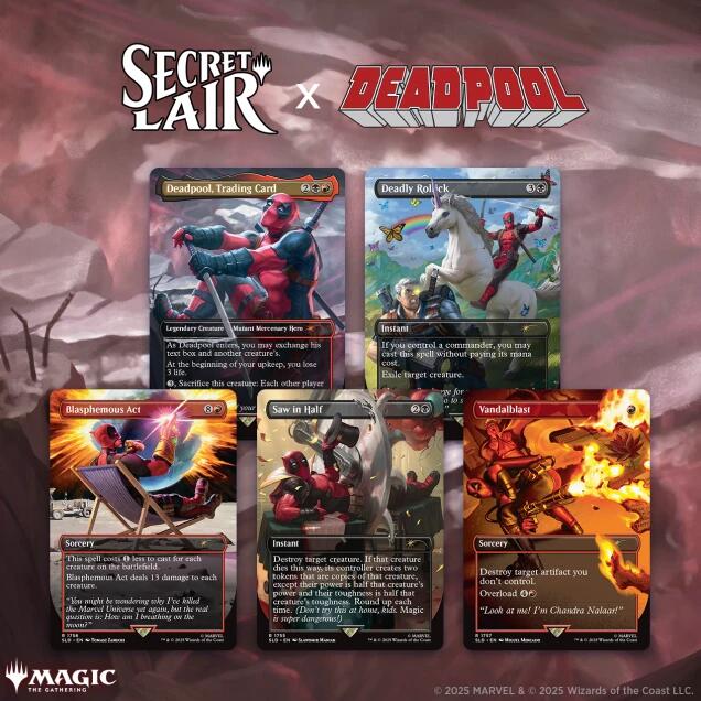 Secret Lair Drop: Secret Lair x Marvel's Deadpool - Non-Foil Edition